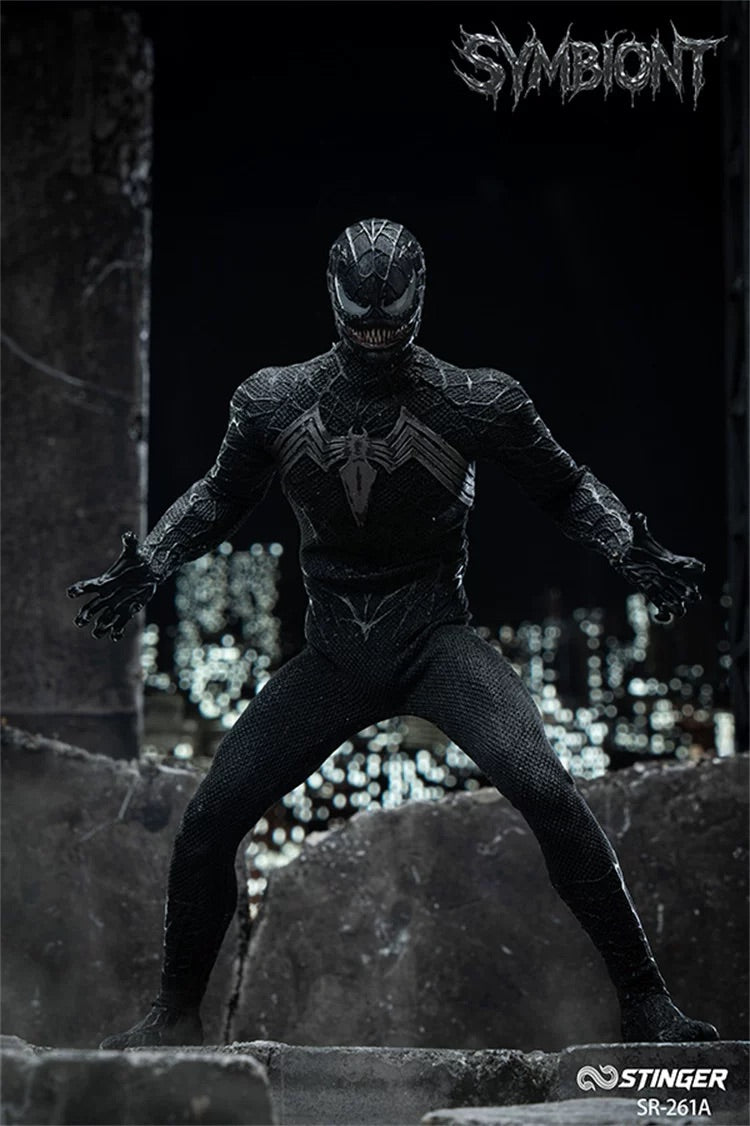 毒刺工作室 1/12 蜘蛛人 共生體 SR-261A SR-261B Symbiote Venom Spider-Man 可動人偶