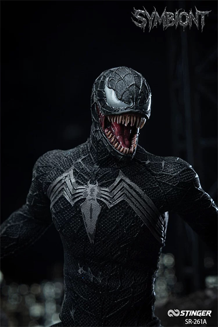 毒刺工作室 1/12 蜘蛛人 共生體 SR-261A SR-261B Symbiote Venom Spider-Man 可動人偶