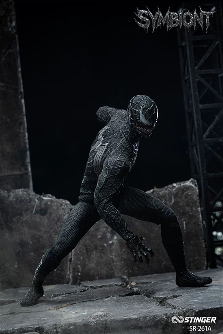 毒刺工作室 1/12 蜘蛛人 共生體 SR-261A SR-261B Symbiote Venom Spider-Man 可動人偶