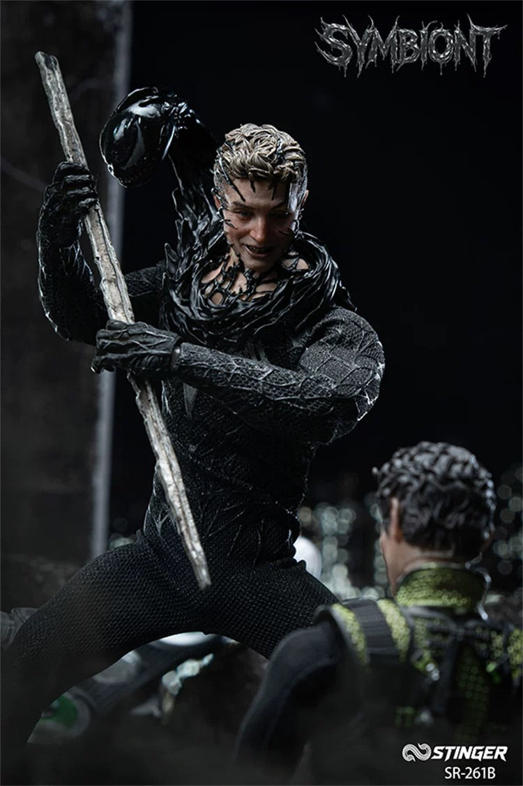 毒刺工作室 1/12 蜘蛛人 共生體 SR-261A SR-261B Symbiote Venom Spider-Man 可動人偶
