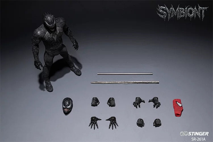 毒刺工作室 1/12 蜘蛛人 共生體 SR-261A SR-261B Symbiote Venom Spider-Man 可動人偶