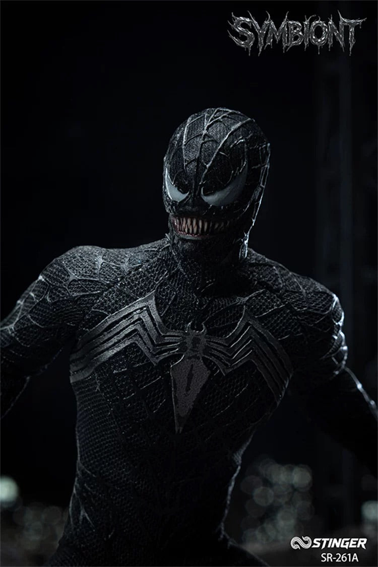 毒刺工作室 1/12 蜘蛛人 共生體 SR-261A SR-261B Symbiote Venom Spider-Man 可動人偶
