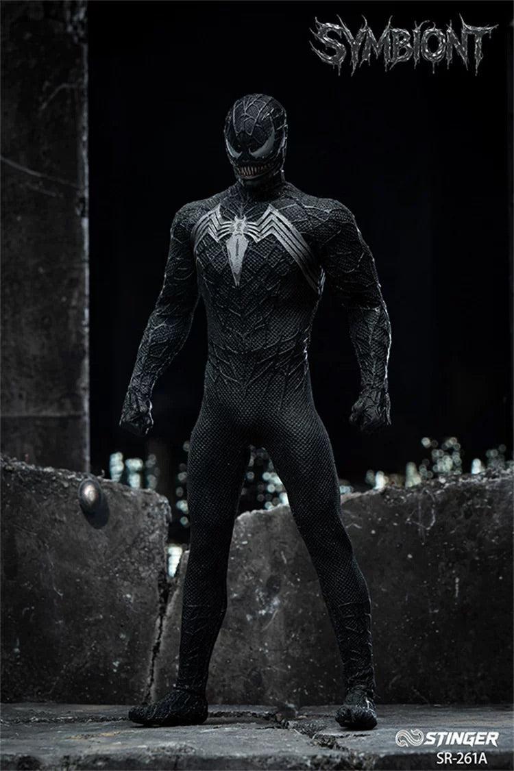 毒刺工作室 1/12 蜘蛛人 共生體 SR-261A SR-261B Symbiote Venom Spider-Man 可動人偶