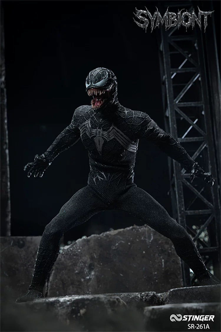 毒刺工作室 1/12 蜘蛛人 共生體 SR-261A SR-261B Symbiote Venom Spider-Man 可動人偶
