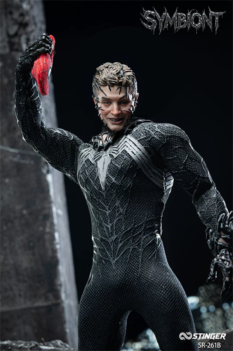 毒刺工作室 1/12 蜘蛛人 共生體 SR-261A SR-261B Symbiote Venom Spider-Man 可動人偶