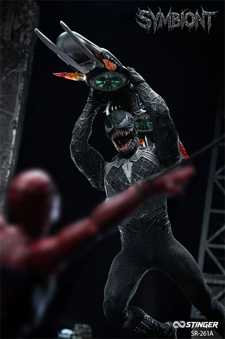 毒刺工作室 1/12 蜘蛛人 共生體 SR-261A SR-261B Symbiote Venom Spider-Man 可動人偶