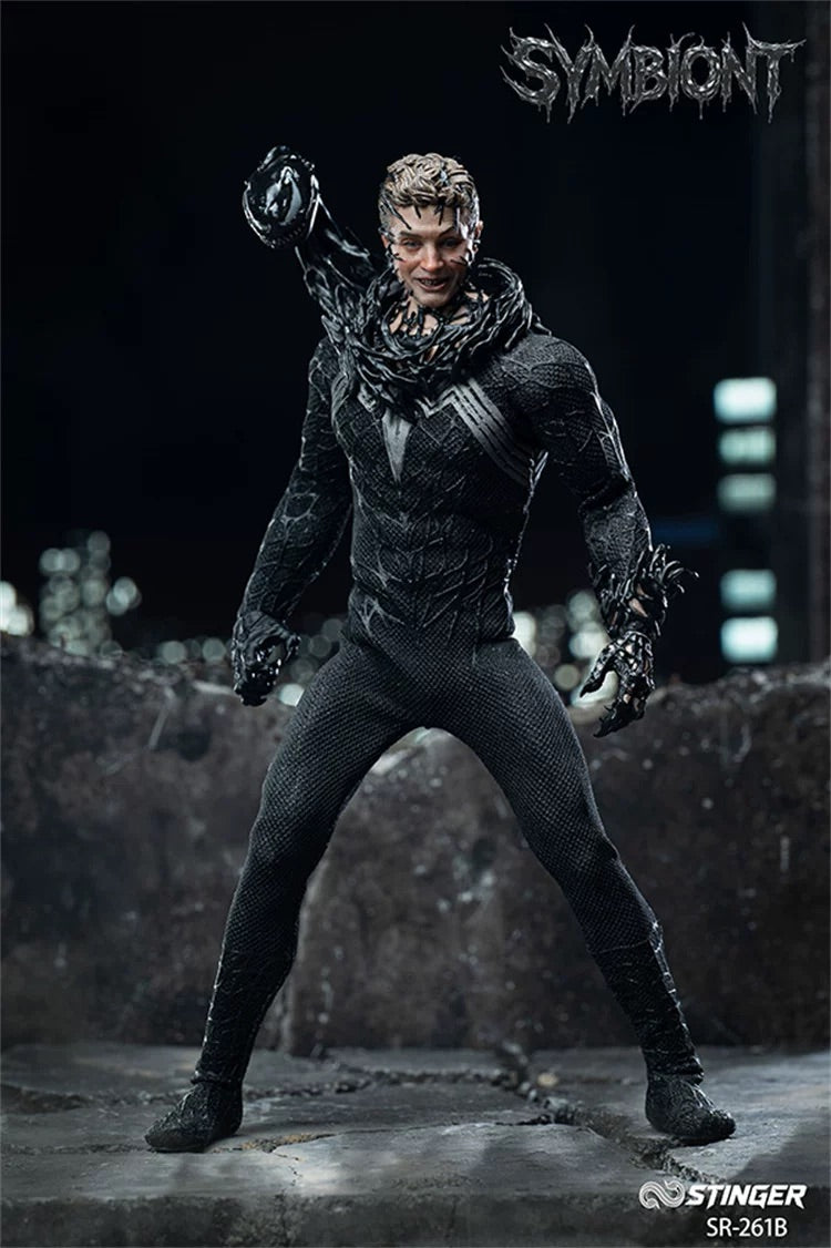 毒刺工作室 1/12 蜘蛛人 共生體 SR-261A SR-261B Symbiote Venom Spider-Man 可動人偶