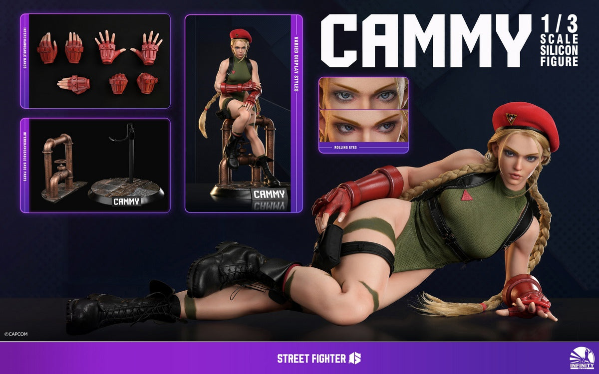開天工作室 1/3 GJKD0004 街頭霸王6 STREET FIGHTER 6 Cammy 嘉米 白金矽膠 可動人偶 預定特典 黑貓