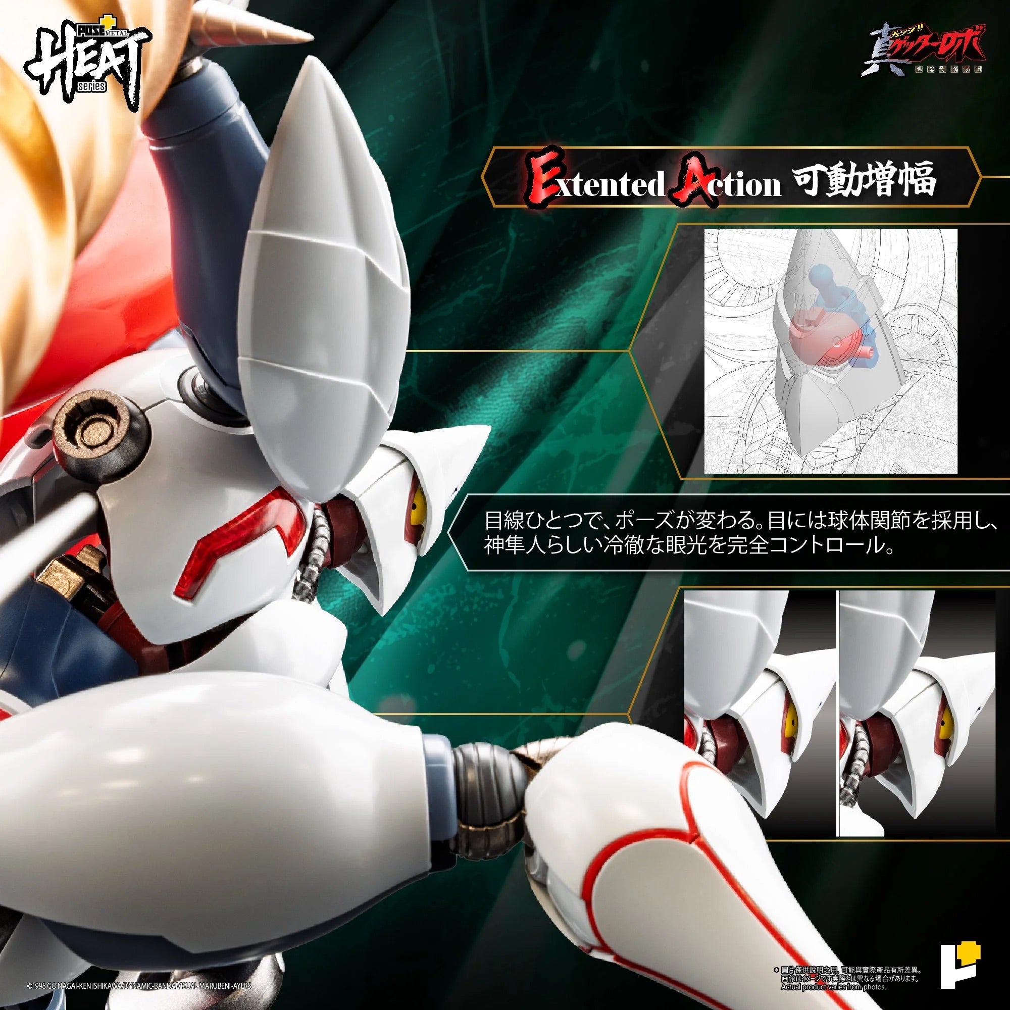 POSE+ METAL HEAT系列 真三一 萬能俠 二號 真三一萬能俠 2號 世界最後之日ver. 合金成品
