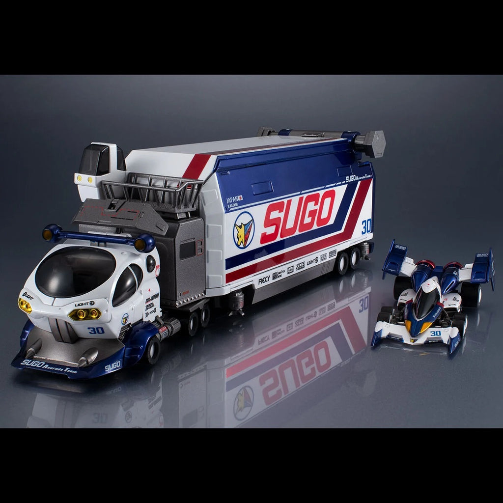 Megahouse CFC 運輸維修車 10V5000 及 超級雷神 附特典 CYBER FORMULA Collection -Heritage Edition- DX FUTURE GPX CYBER FORMULA Sugolegerd 10V5000 ＆ Super Asurada 01 Circuit Mode