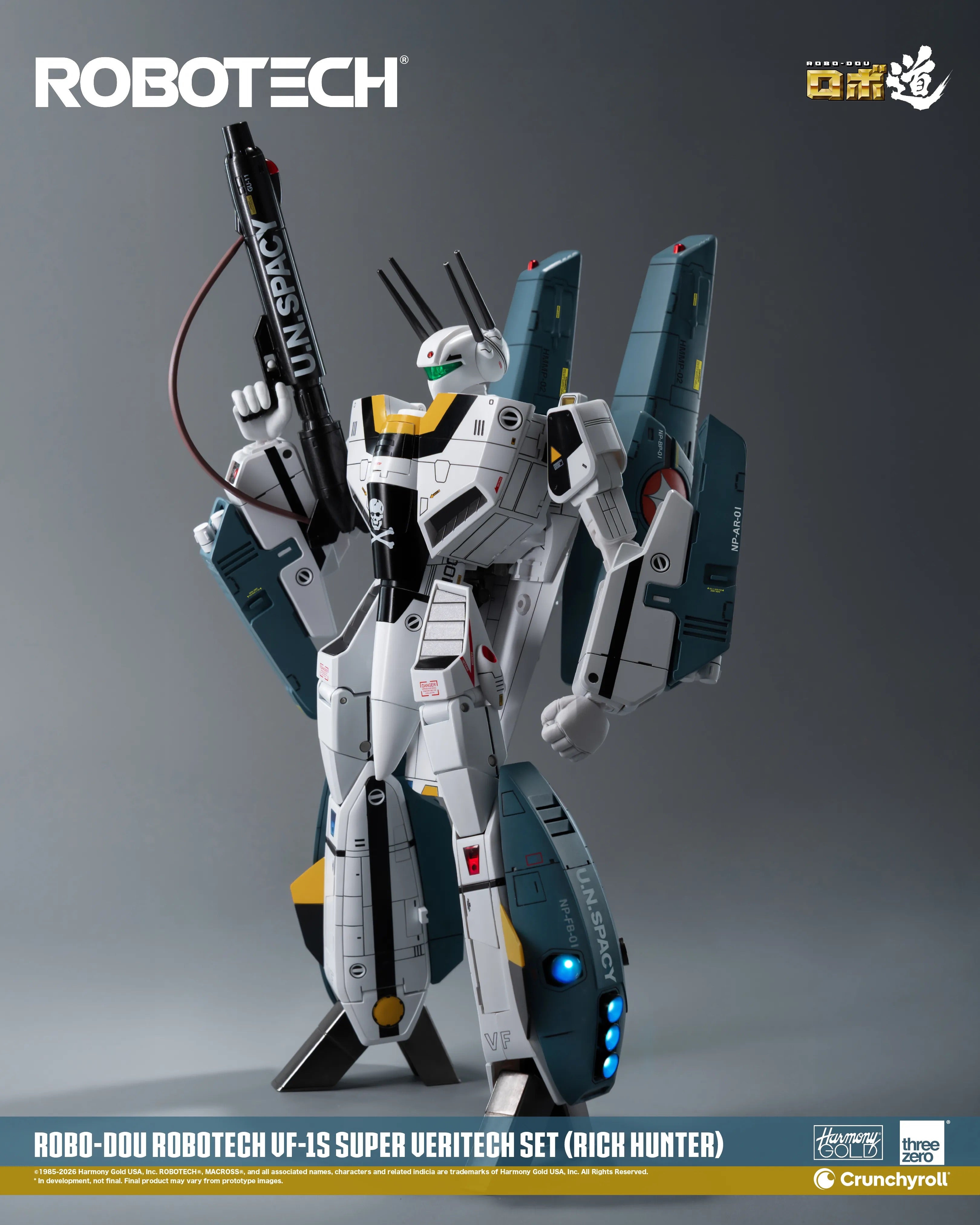 Threezero ROBO-DOU ROBOTECH 超時空戰神 VF-1S Super Veritech Set RICK HUNTER 變形戰鬥機 超級裝甲包 超級裝甲套裝 獵龍 合金成品