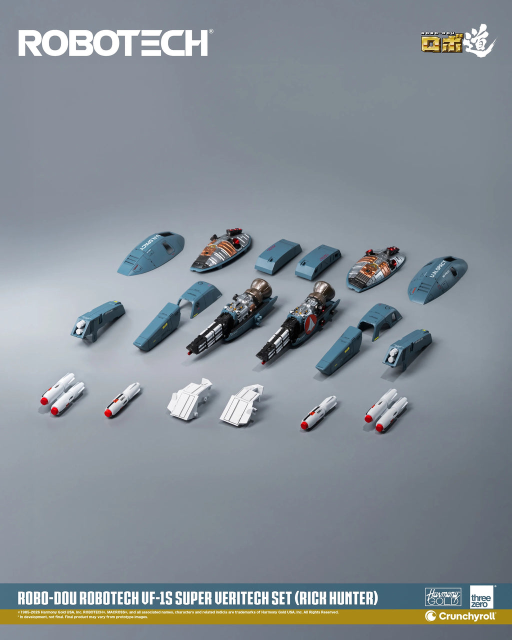Threezero ROBO-DOU ROBOTECH 超時空戰神 VF-1S Super Veritech Set RICK HUNTER 變形戰鬥機 超級裝甲包 超級裝甲套裝 獵龍 合金成品