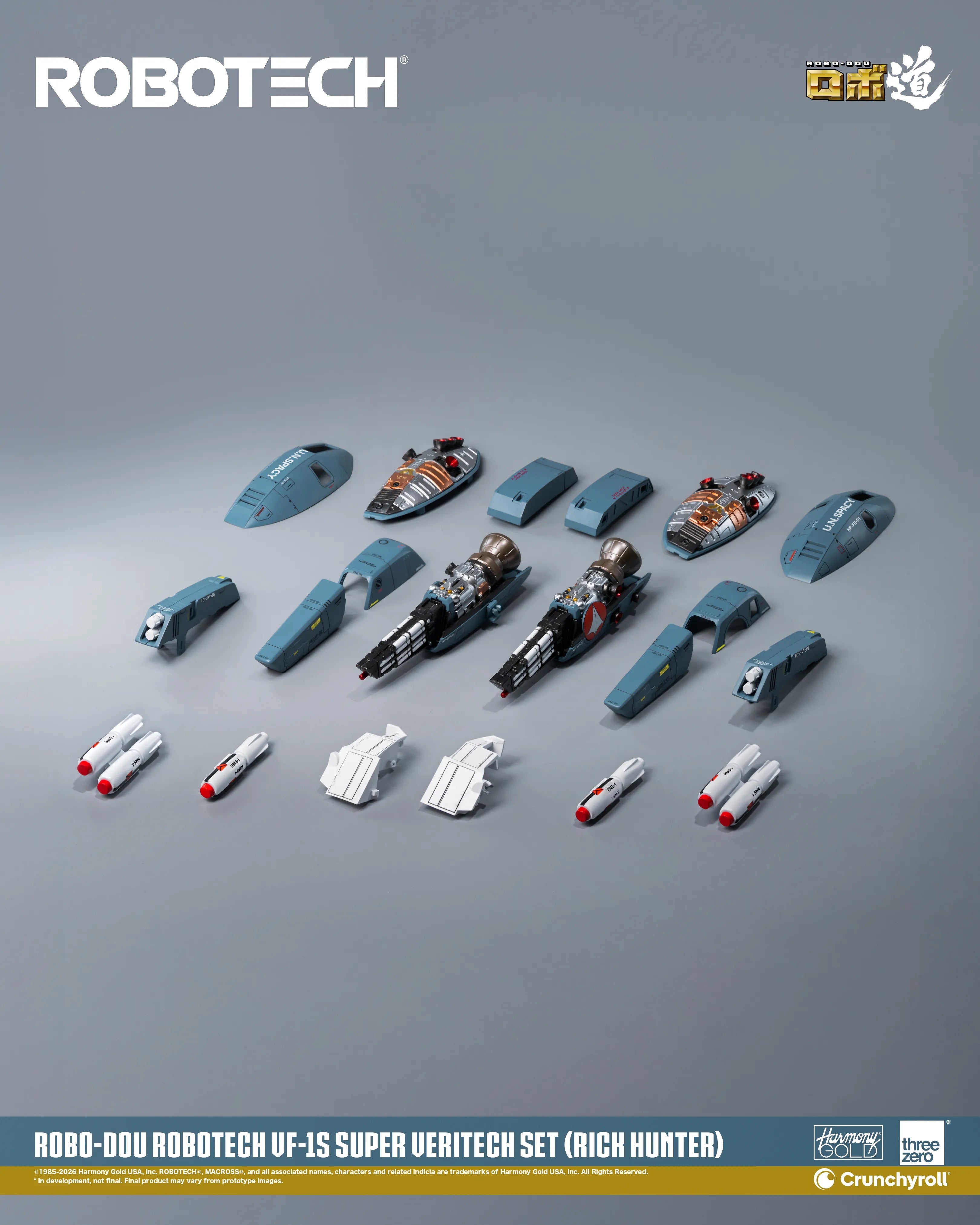 Threezero ROBO-DOU ROBOTECH 超時空戰神 VF-1S Super Veritech Set RICK HUNTER 變形戰鬥機 超級裝甲包 超級裝甲套裝 獵龍 合金成品