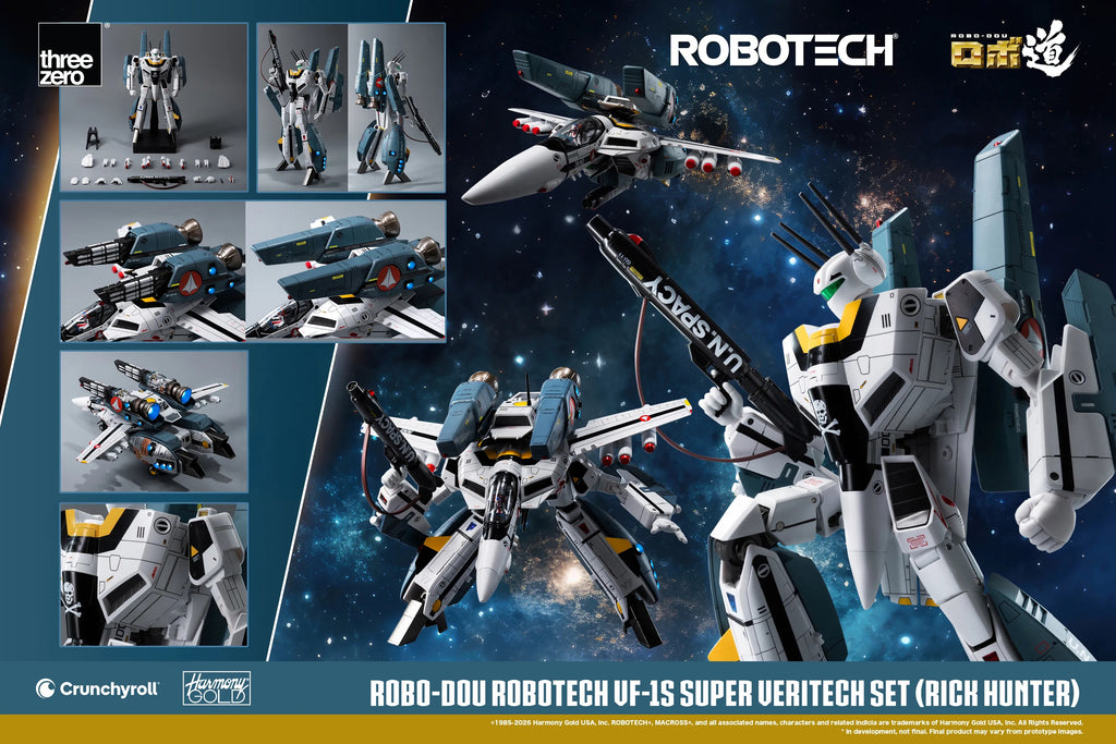 Threezero ROBO-DOU ROBOTECH 超時空戰神 VF-1S Super Veritech Set RICK HUNTER 變形戰鬥機 超級裝甲包 超級裝甲套裝 獵龍 合金成品