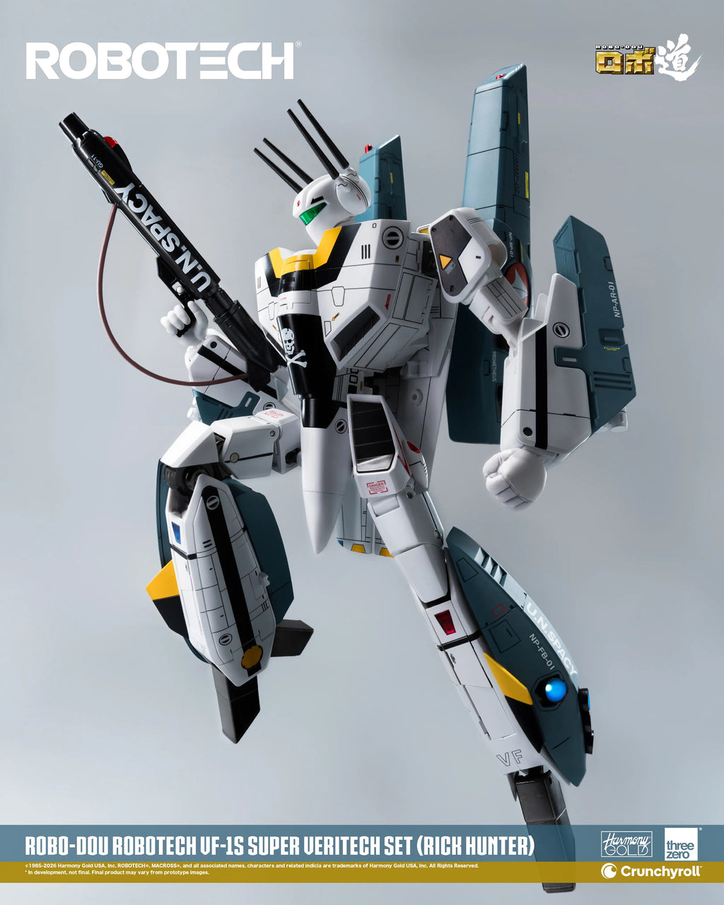 Threezero ROBO-DOU ROBOTECH 超時空戰神 VF-1S Super Veritech Set RICK HUNTER 變形戰鬥機 超級裝甲包 超級裝甲套裝 獵龍 合金成品