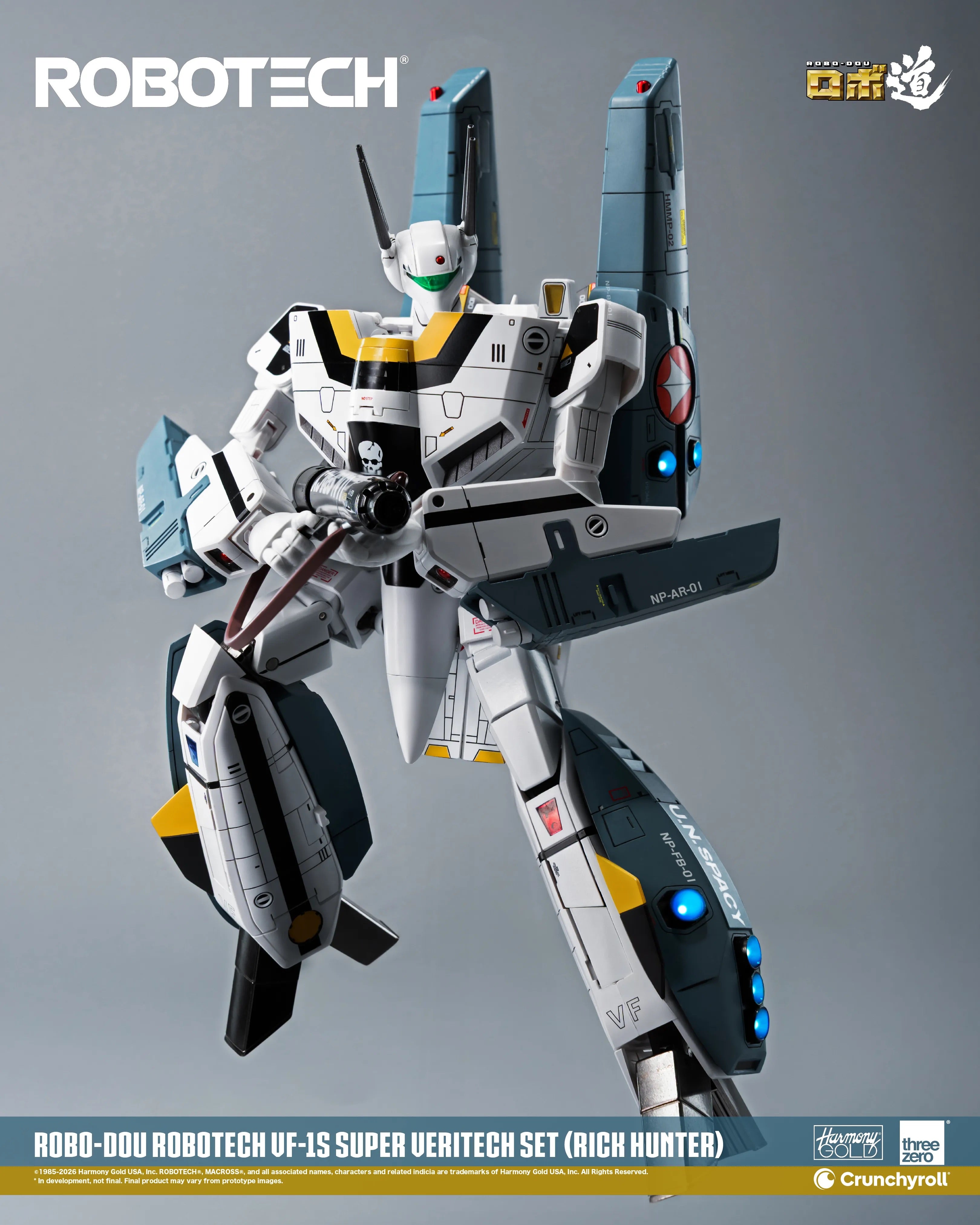 Threezero ROBO-DOU ROBOTECH 超時空戰神 VF-1S Super Veritech Set RICK HUNTER 變形戰鬥機 超級裝甲包 超級裝甲套裝 獵龍 合金成品