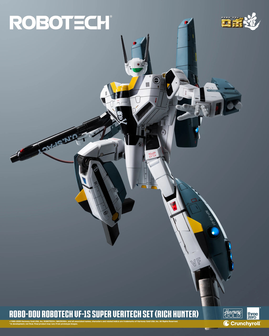 Threezero ROBO-DOU ROBOTECH 超時空戰神 VF-1S Super Veritech Set RICK HUNTER 變形戰鬥機 超級裝甲包 超級裝甲套裝 獵龍 合金成品