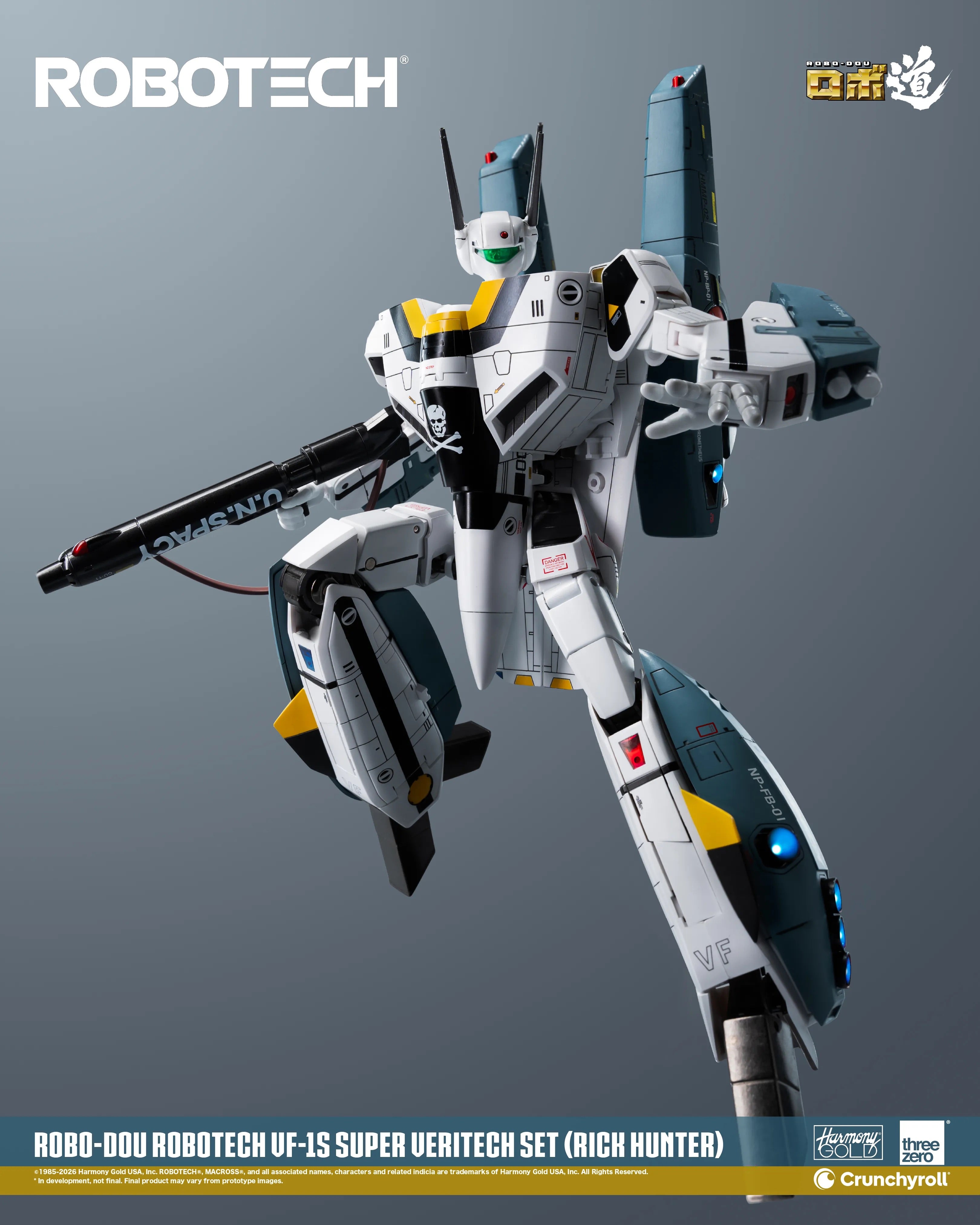 Threezero ROBO-DOU ROBOTECH 超時空戰神 VF-1S Super Veritech Set RICK HUNTER 變形戰鬥機 超級裝甲包 超級裝甲套裝 獵龍 合金成品