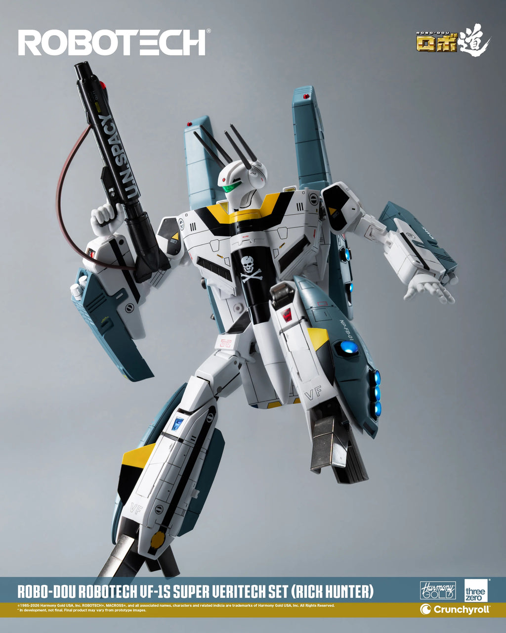 Threezero ROBO-DOU ROBOTECH 超時空戰神 VF-1S Super Veritech Set RICK HUNTER 變形戰鬥機 超級裝甲包 超級裝甲套裝 獵龍 合金成品