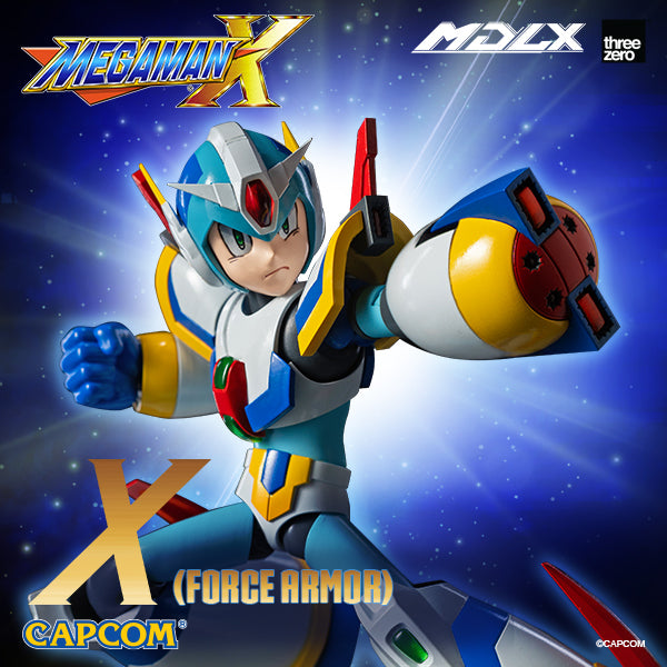 Threezero MDLX 洛克人X 武力裝甲 Rockman X Mega Man X Force Armor&nbsp;