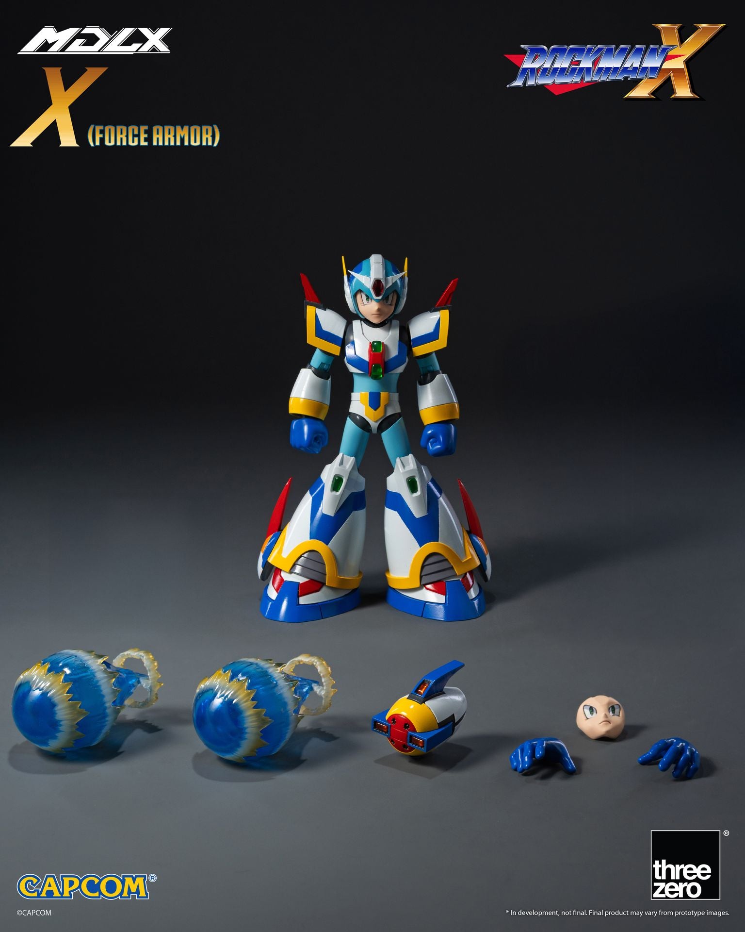 Threezero MDLX 洛克人X 武力裝甲 Rockman X Mega Man X Force Armor&nbsp;