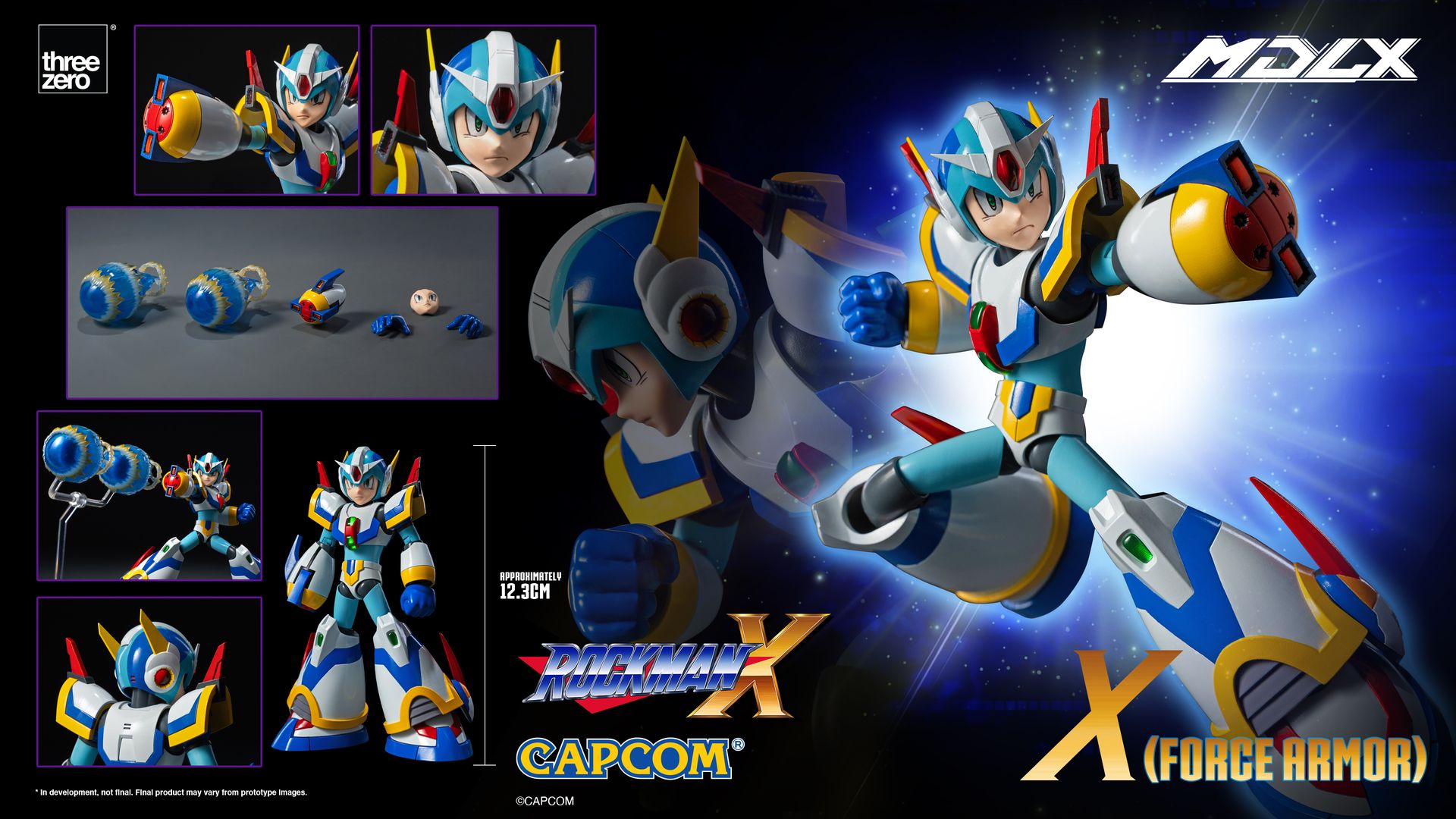 Threezero MDLX 洛克人X 武力裝甲 Rockman X Mega Man X Force Armor&nbsp;