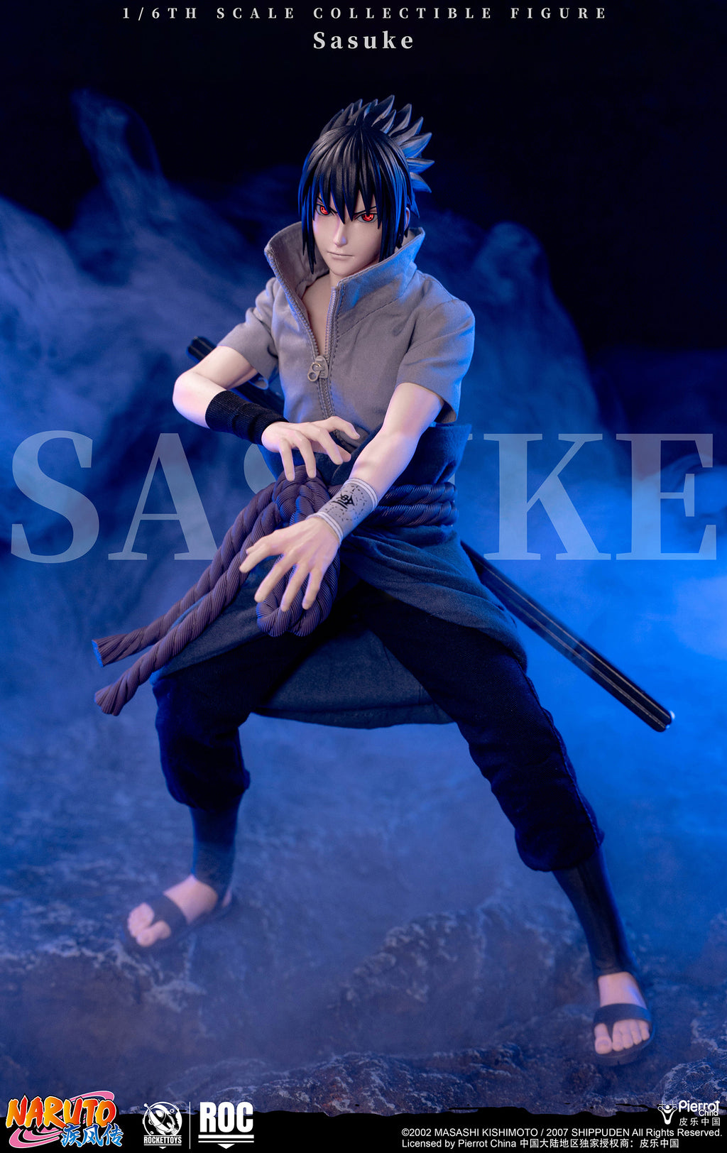 ROCKETTOYS ROCKET TOYS 1/6 ROC-017 火影忍者 疾風傳 Sasuke 宇智波佐助 標準版 DX Ver.豪華版 可動人偶