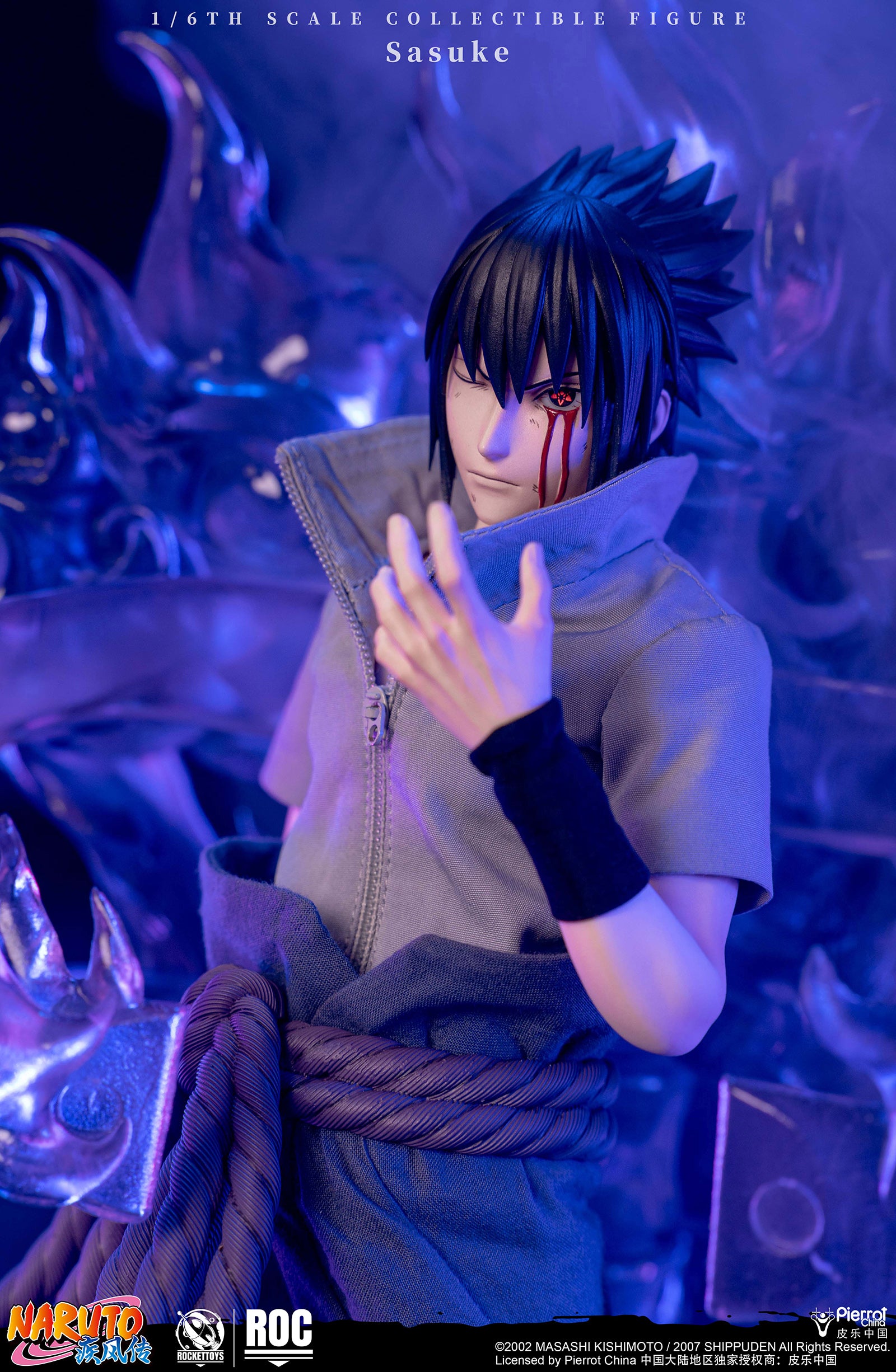 ROCKETTOYS ROCKET TOYS 1/6 ROC-017 火影忍者 疾風傳 Sasuke 宇智波佐助 標準版 DX Ver.豪華版 可動人偶
