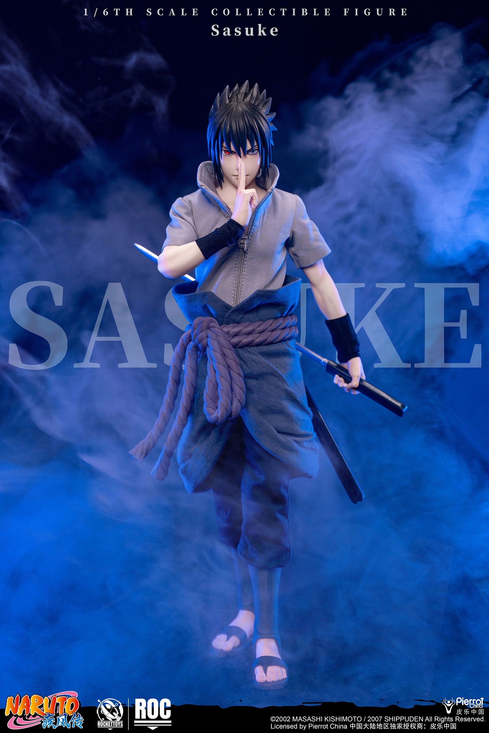 ROCKETTOYS ROCKET TOYS 1/6 ROC-017 火影忍者 疾風傳 Sasuke 宇智波佐助 標準版 DX Ver.豪華版 可動人偶