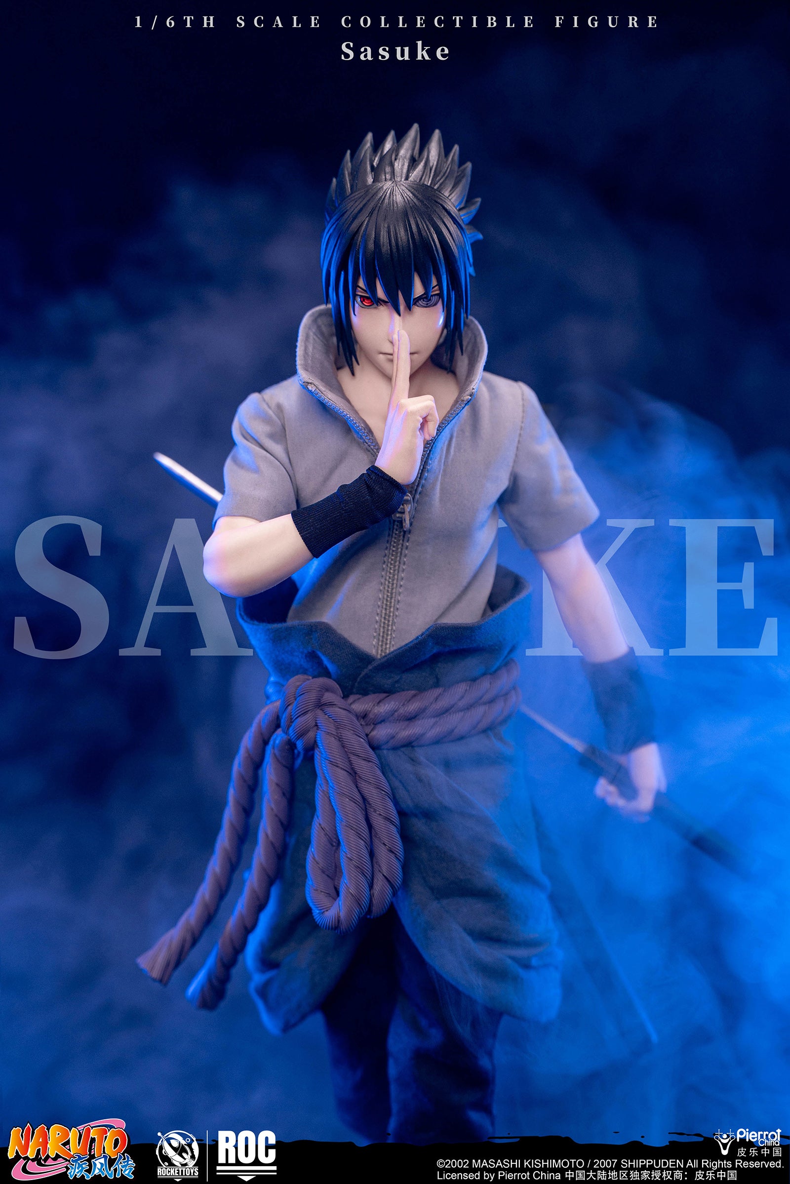 ROCKETTOYS ROCKET TOYS 1/6 ROC-017 火影忍者 疾風傳 Sasuke 宇智波佐助 標準版 DX Ver.豪華版 可動人偶