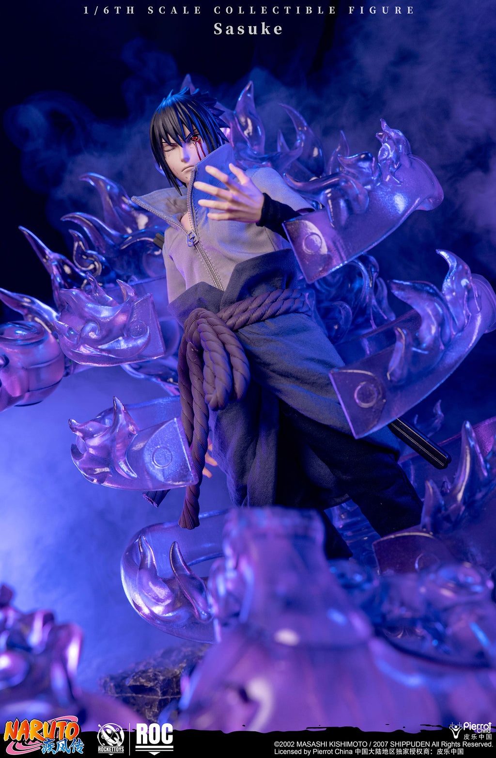 ROCKETTOYS ROCKET TOYS 1/6 ROC-017 火影忍者 疾風傳 Sasuke 宇智波佐助 標準版 DX Ver.豪華版 可動人偶