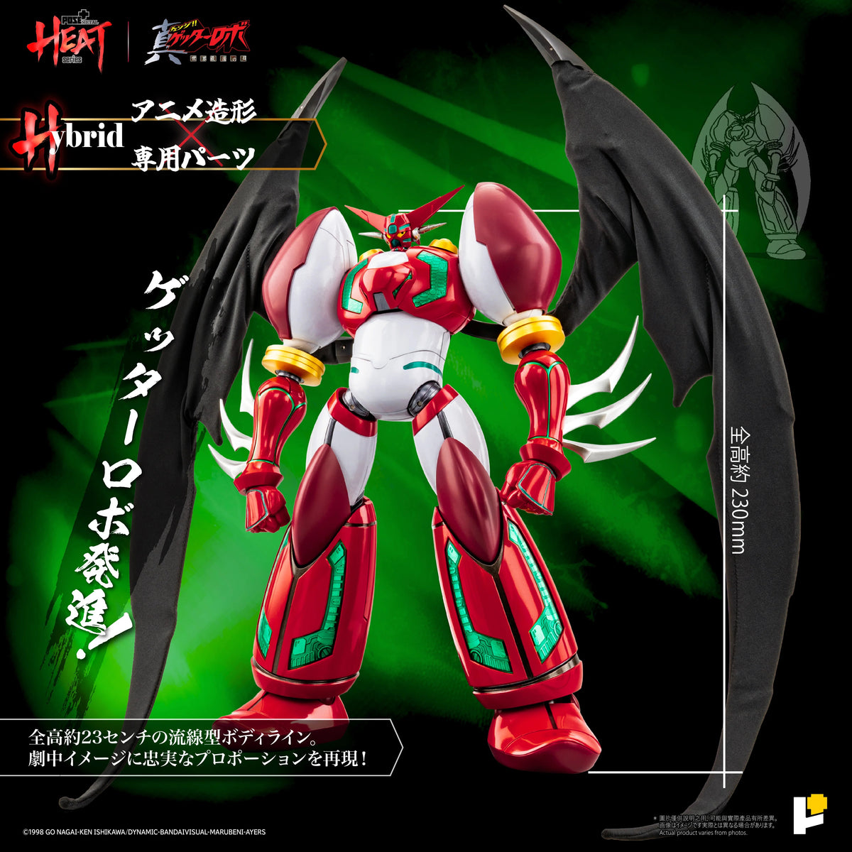 POSE+ POSE PLUS METAL HEAT 系列 真三一萬能俠一號 Shin Getter 1 真三一萬能俠世界最後之日ver. 標準版 DX版