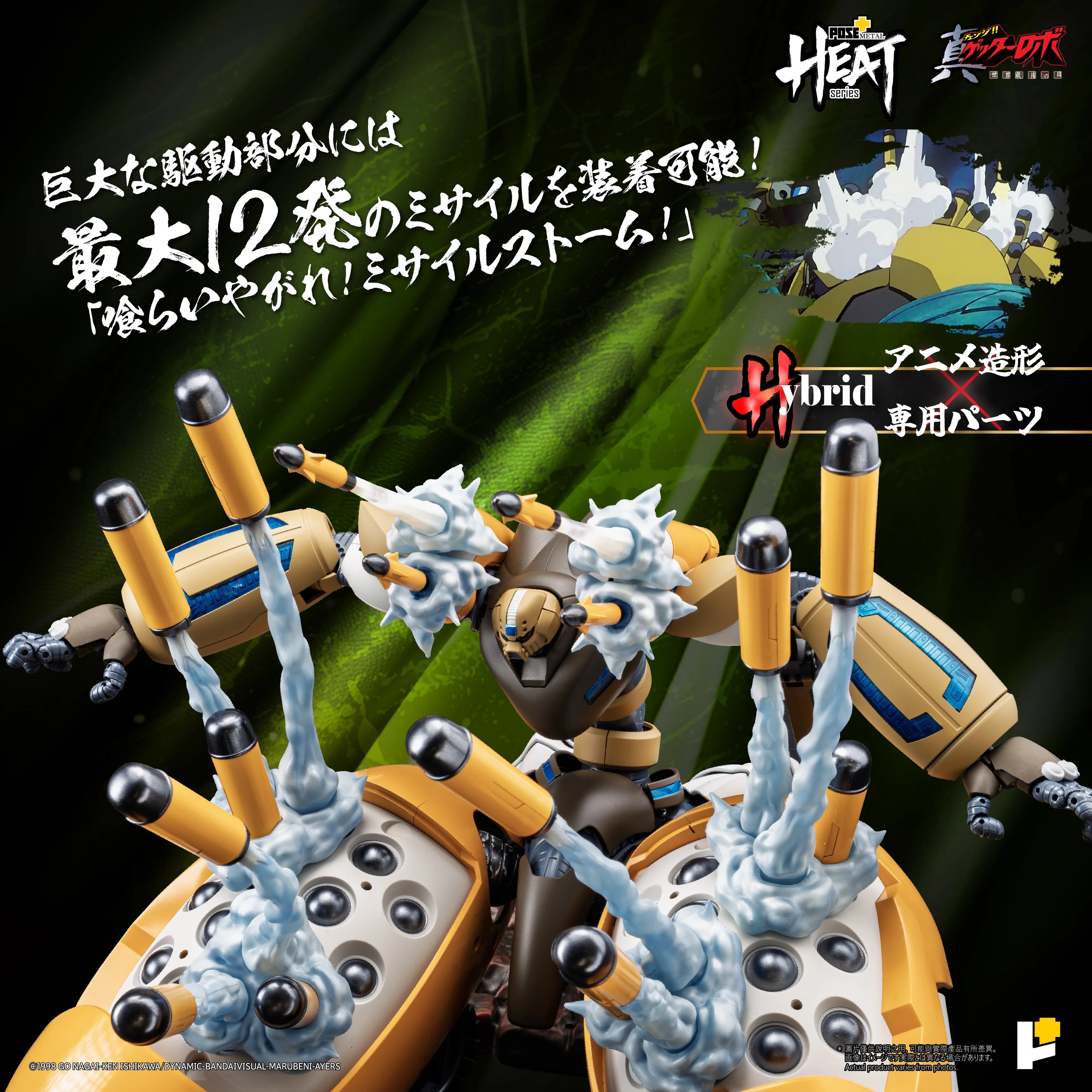 POSE+ POSE PLUS METAL HEAT 系列 真三一萬能俠三號 真三一萬能俠3號 (真三一萬能俠 世界最後之日ver.) 合金成品
