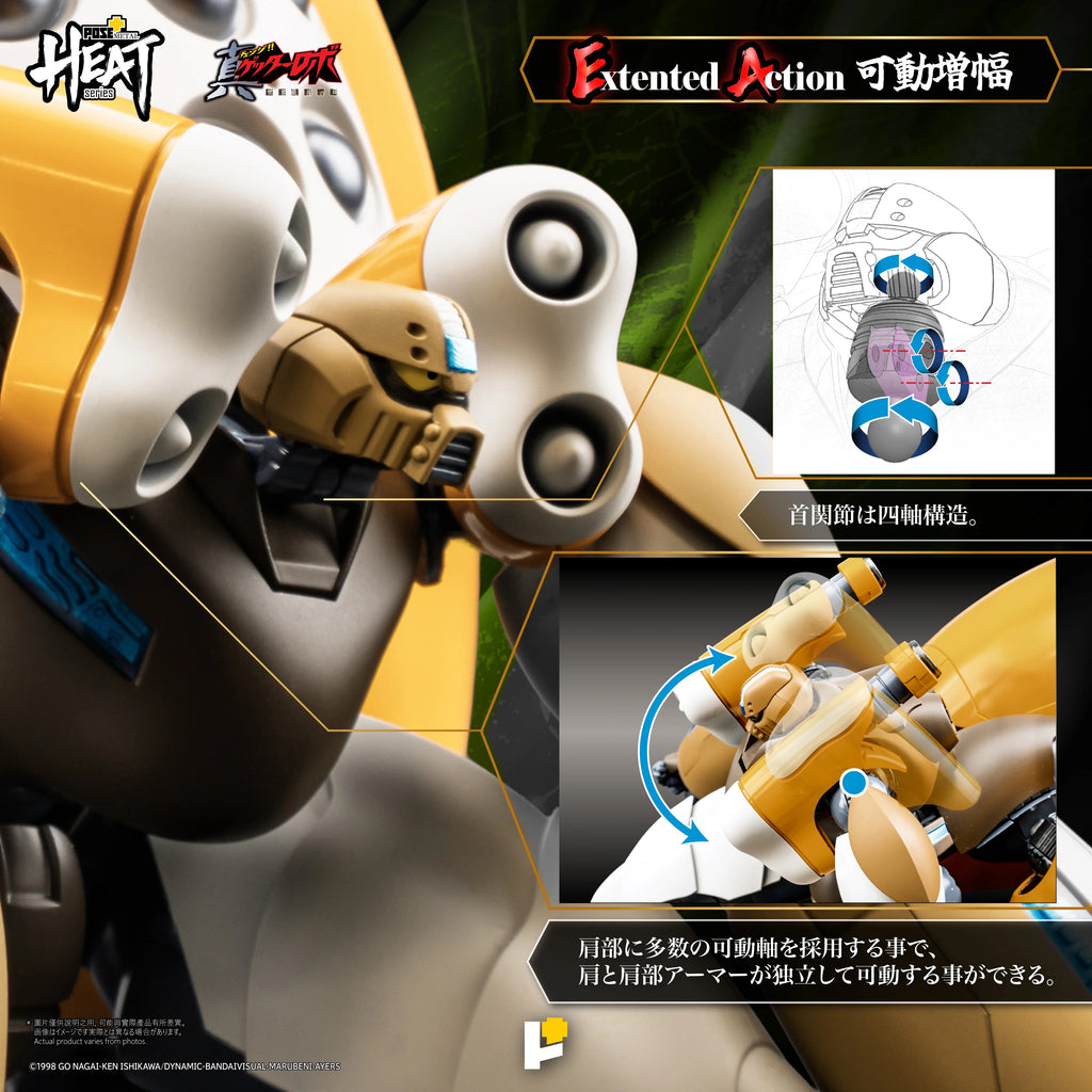 POSE+ POSE PLUS METAL HEAT 系列 真三一萬能俠三號 真三一萬能俠3號 (真三一萬能俠 世界最後之日ver.) 合金成品