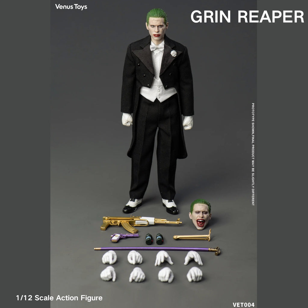 Venus Toys 1/12 VET004 裂笑收割者 小丑 JOKER 可動人偶