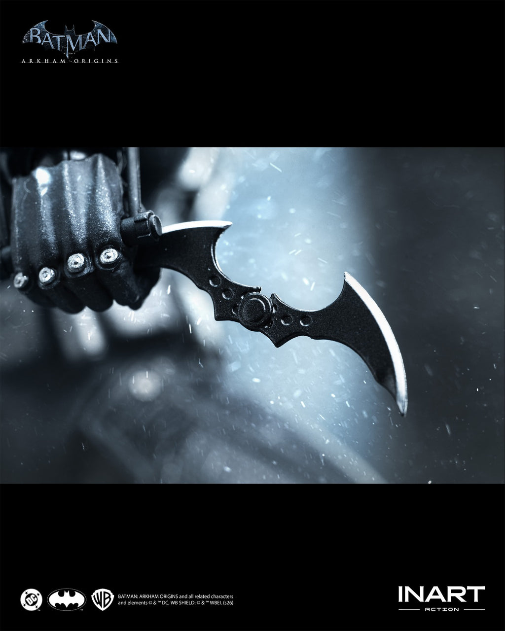 INART 1/12 Batman Arkham 蝙蝠俠 阿卡漢起源 蝙蝠俠 戰損版 Damaged Ver. 可動人偶