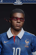 Reset Studio 1/6 RS-0016 Kylian Mbappe 姆巴佩 可動眼 人偶 預訂特典 紅色 藍色眼罩各1條 限量399體