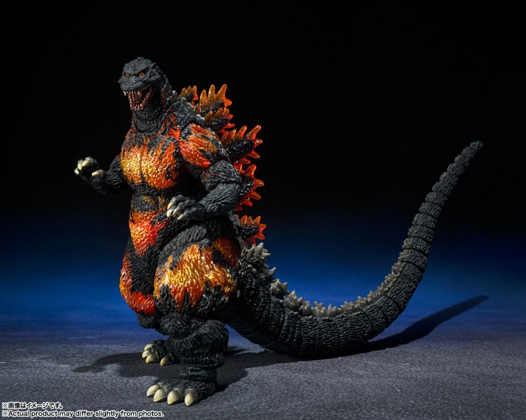 Bandai SHM 哥斯拉vs戴斯特洛伊亞 紅蓮哥斯拉 1995 70周年特別記念Ver