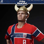 Reset Studio 1/6 RS-0017 Erling Haaland 哈蘭德 可動眼 人偶 預訂特典 維京頭盔1頂 限量399體