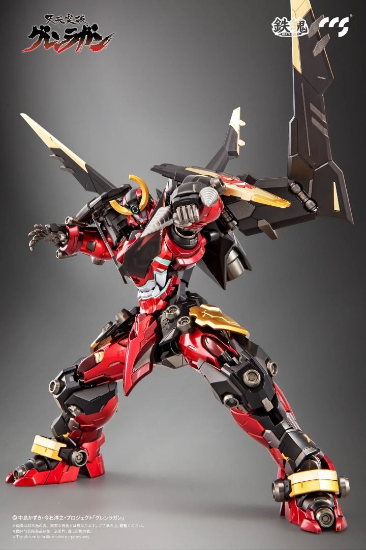 CCSTOYS 鐵魄 天元突破 紅蓮螺岩 2025年 新版 2.0 合金成品