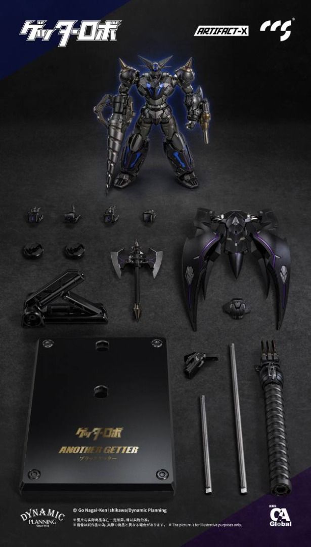 CCSTOYS 鐵魄 CCS ARTIFACT-X ATX 漆黑蓋特 黑三一 Another Getter 合金成品