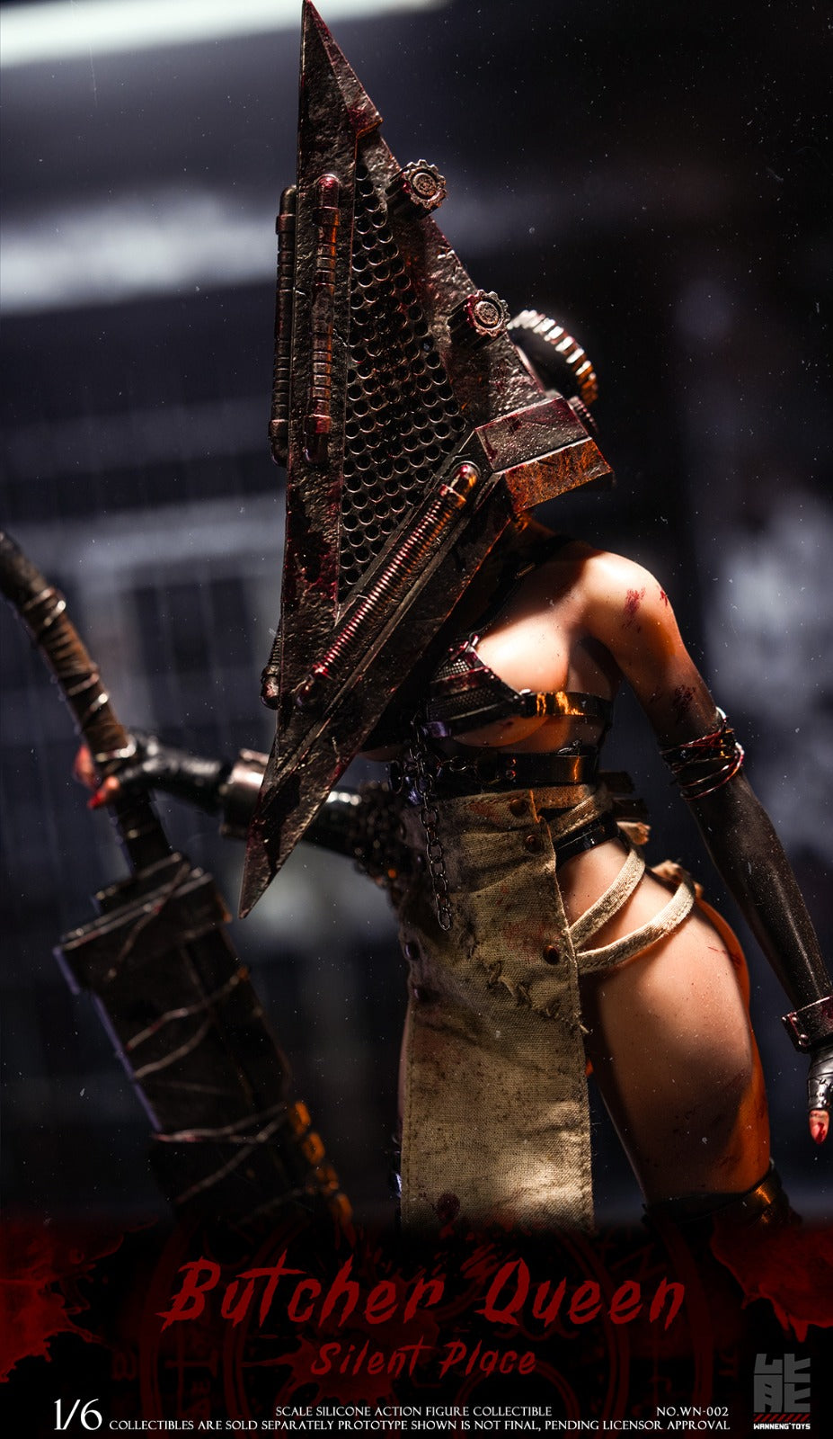 Wanneng Toys 腕能 1/6 WN-002A WN-002B 屠夫女王 Butcher Queen 普通版 豪華版 特典 真人頭雕 面罩 血件