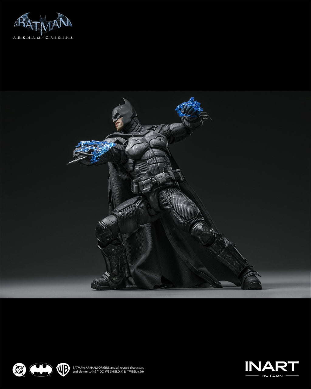 INART 1/12 Batman Arkham 蝙蝠俠 阿卡漢起源 蝙蝠俠 戰損版 Damaged Ver. 可動人偶