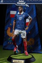 Reset Studio 1/6 RS-0016 Kylian Mbappe 姆巴佩 可動眼 人偶 預訂特典 紅色 藍色眼罩各1條 限量399體