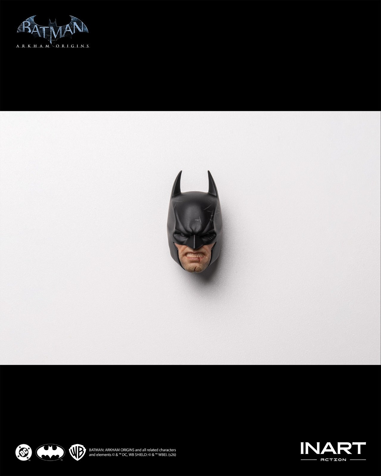 INART 1/12 Batman Arkham 蝙蝠俠 阿卡漢起源 蝙蝠俠 戰損版 Damaged Ver. 可動人偶