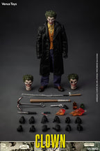Venus Toys 1/12 VET002 犯罪王子 THE CLOWN 小丑 JOKER 特典 帆布單肩包 + 整包美鈔 可動人偶