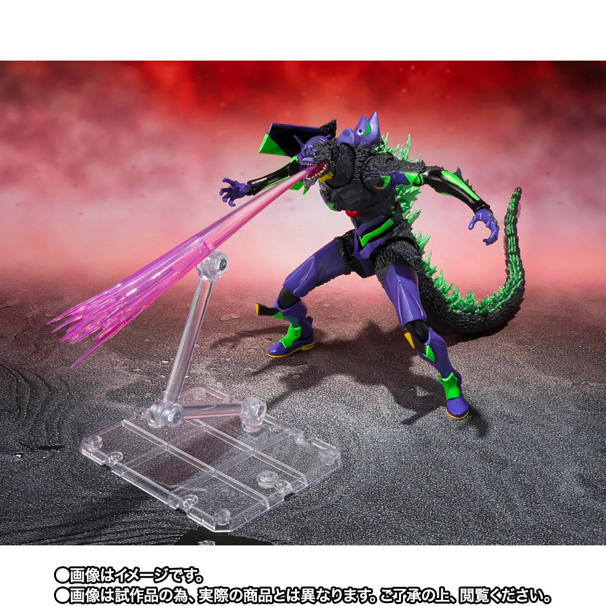 Bandai 魂限 SHMA EVA-01 初號機 "G" 覺醒形態 新世紀福音戰士 x 哥斯拉 Godzilla s.h.monsterarts Evangelion Test Type-01 "G" Awakening Form 可動成品
