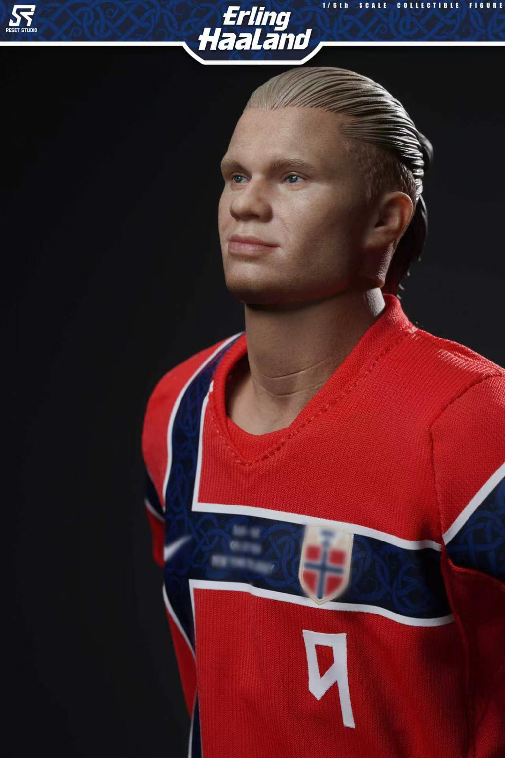 Reset Studio 1/6 RS-0017 Erling Haaland 哈蘭德 可動眼 人偶 預訂特典 維京頭盔1頂 限量399體