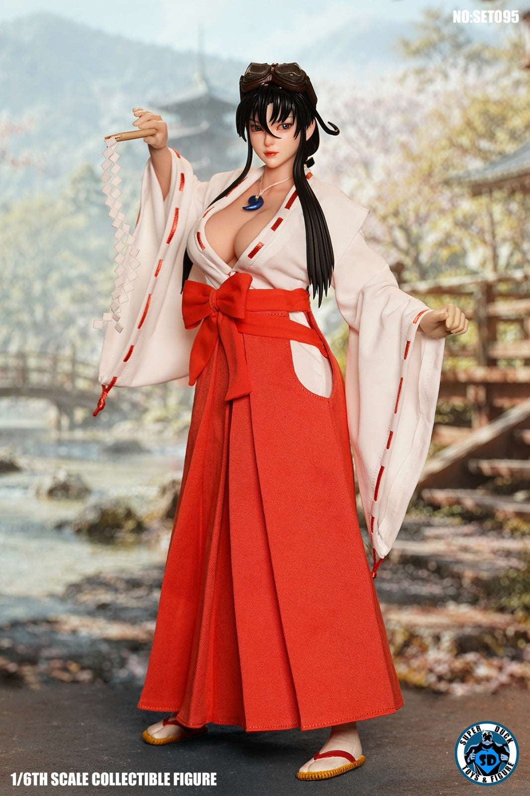 SUPER DUCK 1/6 空戰巫女 SET095 Aerial Combat Shrine Maiden 可動人偶