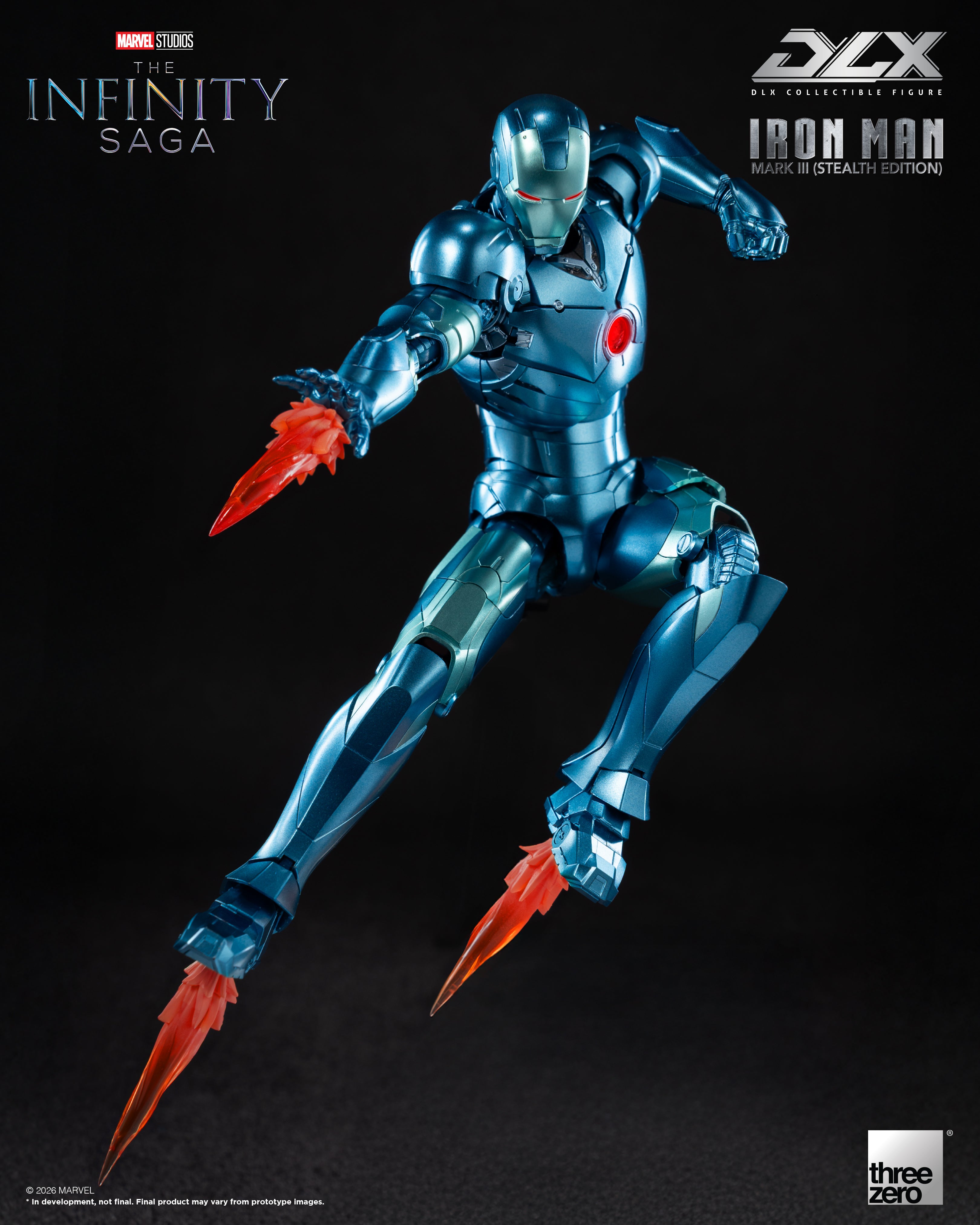 THREEZERO DLX The Infinity Saga Ironman 鋼鐵俠 Mark 3 MK3 潛行版 Stealth Edition 合金成品
